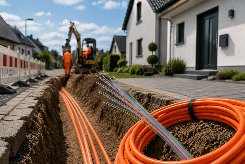 FTTH Glasfaserausbau – Glasfaser bis ins Haus