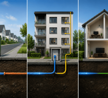Was unterscheidet FTTH, FTTB und FTTC?